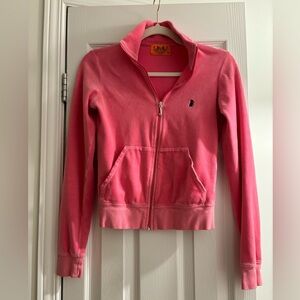 Juicy Couture Pink Zip-Up Velour Jacket
